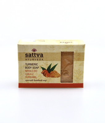 MYDŁO GLICERYNOWE Z KURKUMĄ SATTVA Ayurveda 125g